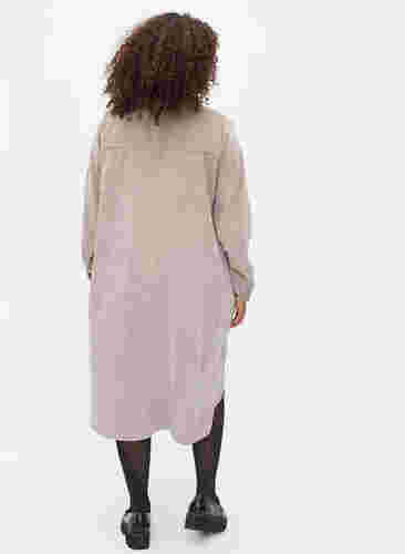 Robe chemise en velours, Fungi, Model image number 1