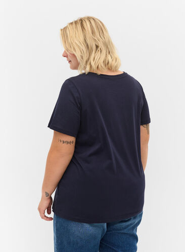 T-shirt en coton avec imprimé, Night Sky UPBEAT, Model image number 1