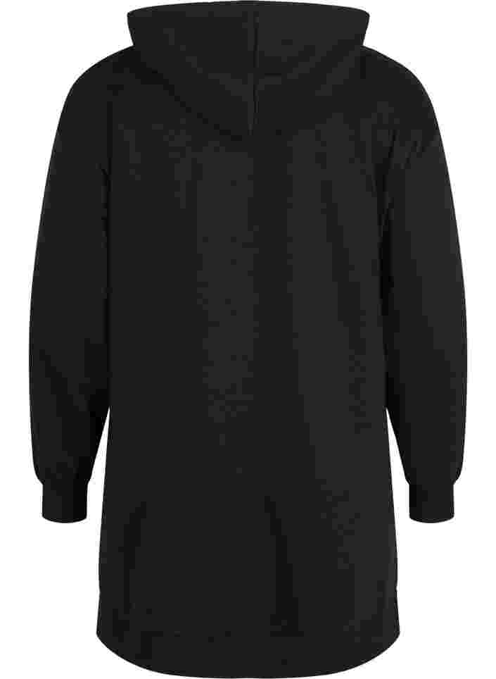 Sweat-shirt avec capuche et poches, Black, Packshot image number 1