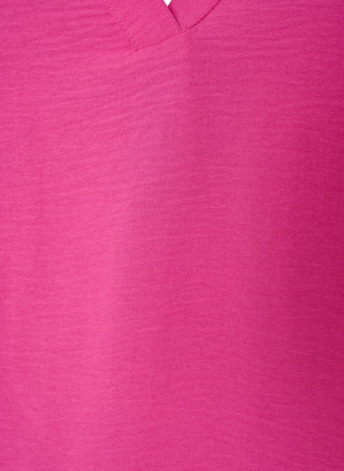 Mouwloze top met kreukeffecten, Roze, Packshot image number 2