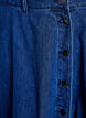 Jupe en jean &agrave; coupe &eacute;vas&eacute;e avec fermeture boutonn&eacute;e, Bleu, Packshot image number 2