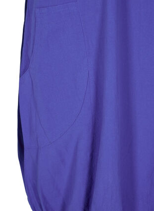 Robe en coton à manches courtes, Dazzling Blue, Packshot image number 3