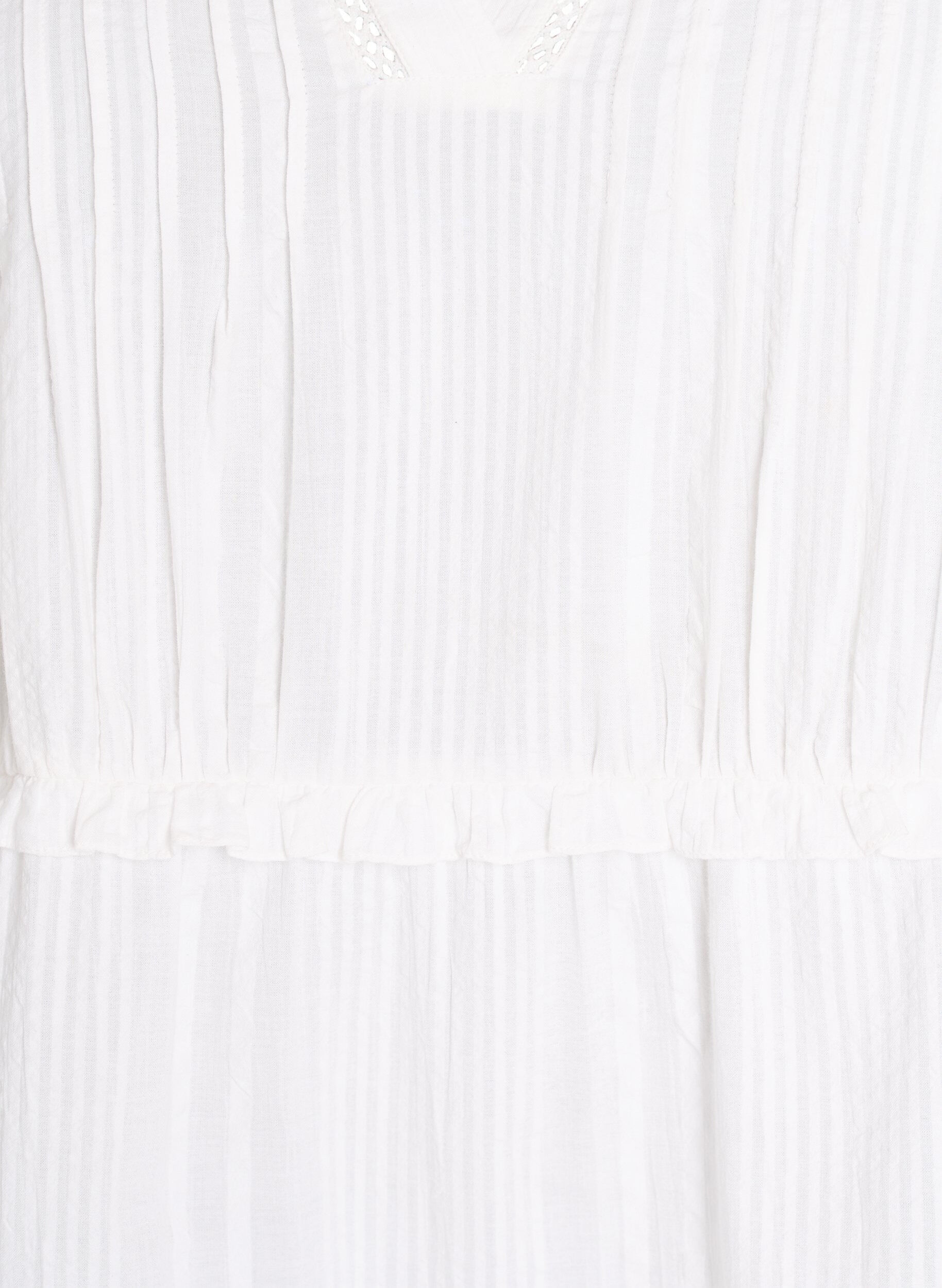 ZizziA-vormige tuniek met ruches, Wit, Packshot image number 2