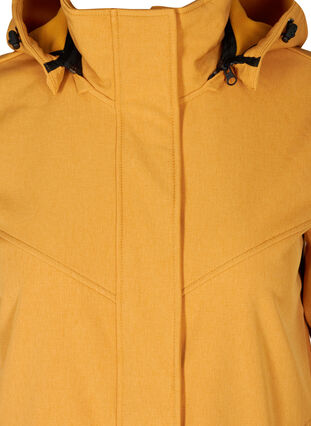 Veste Softshell longue à capuche, Spruce Yellow, Packshot image number 2