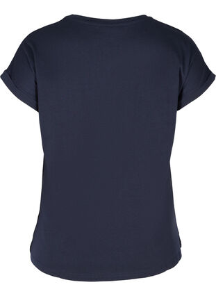T-shirt en mélange coton, Night Sky Mel., Packshot image number 1