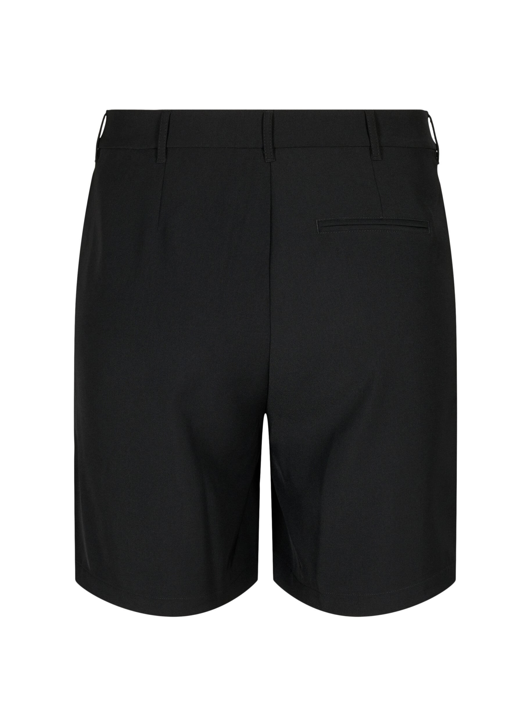 Zizzi Bermuda taille haute, Black, Packshot image number 1