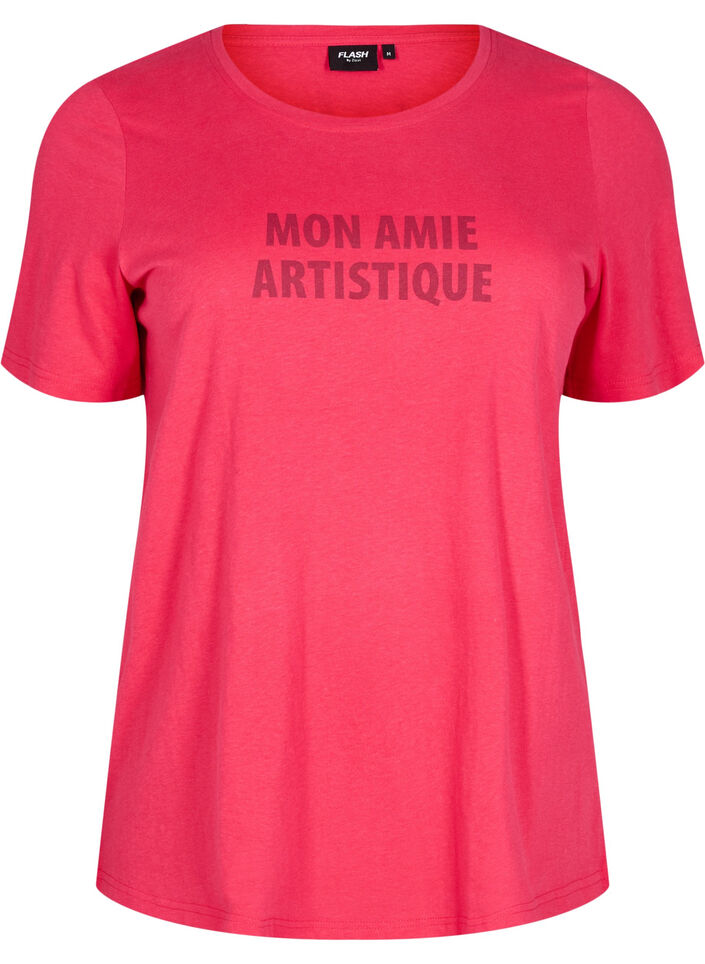 FLASH - T-shirt avec motif, Rose, Packshot image number 0