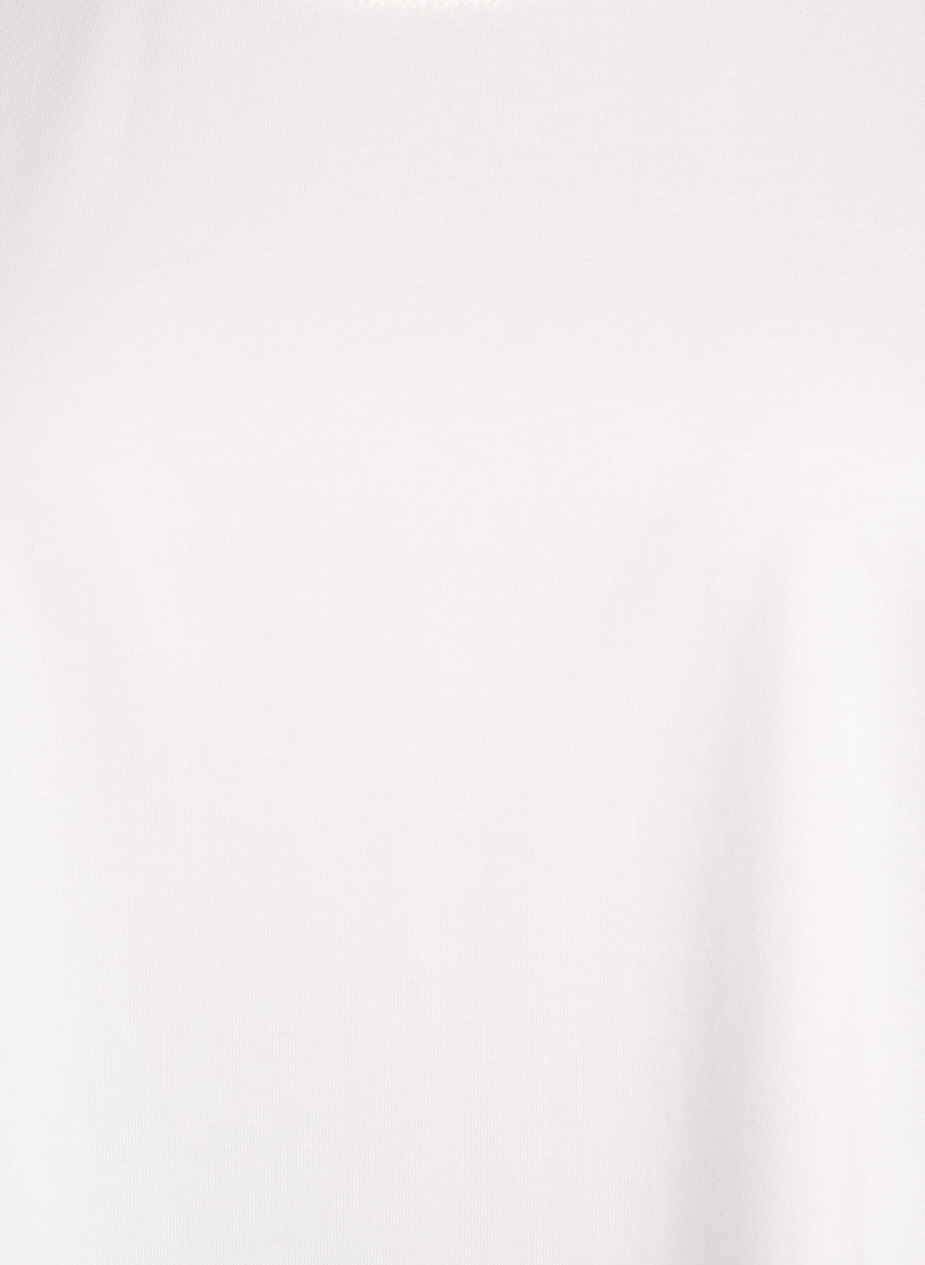 ZizziOversized T-shirt met halflange mouwen, Wit, Packshot image number 2