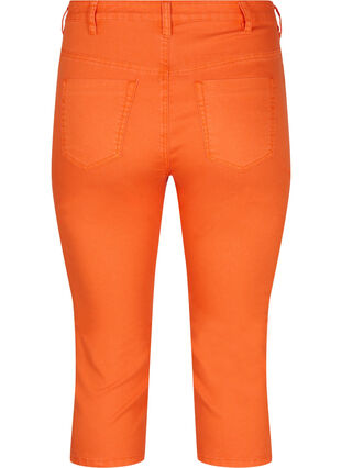 Pantalon moulant avec fermeture à éclair, Orange , Packshot image number 1