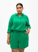 Katoenen mousseline korte broek met zakken, Jolly Green, Model image number 0
