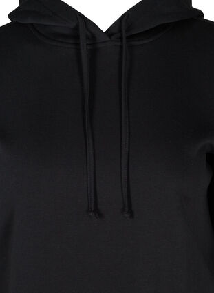 Sweatshirt met capuchon, Black, Packshot image number 2