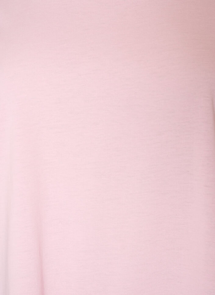 T-shirt met korte mouwen van katoenmix, Roze, Packshot image number 2
