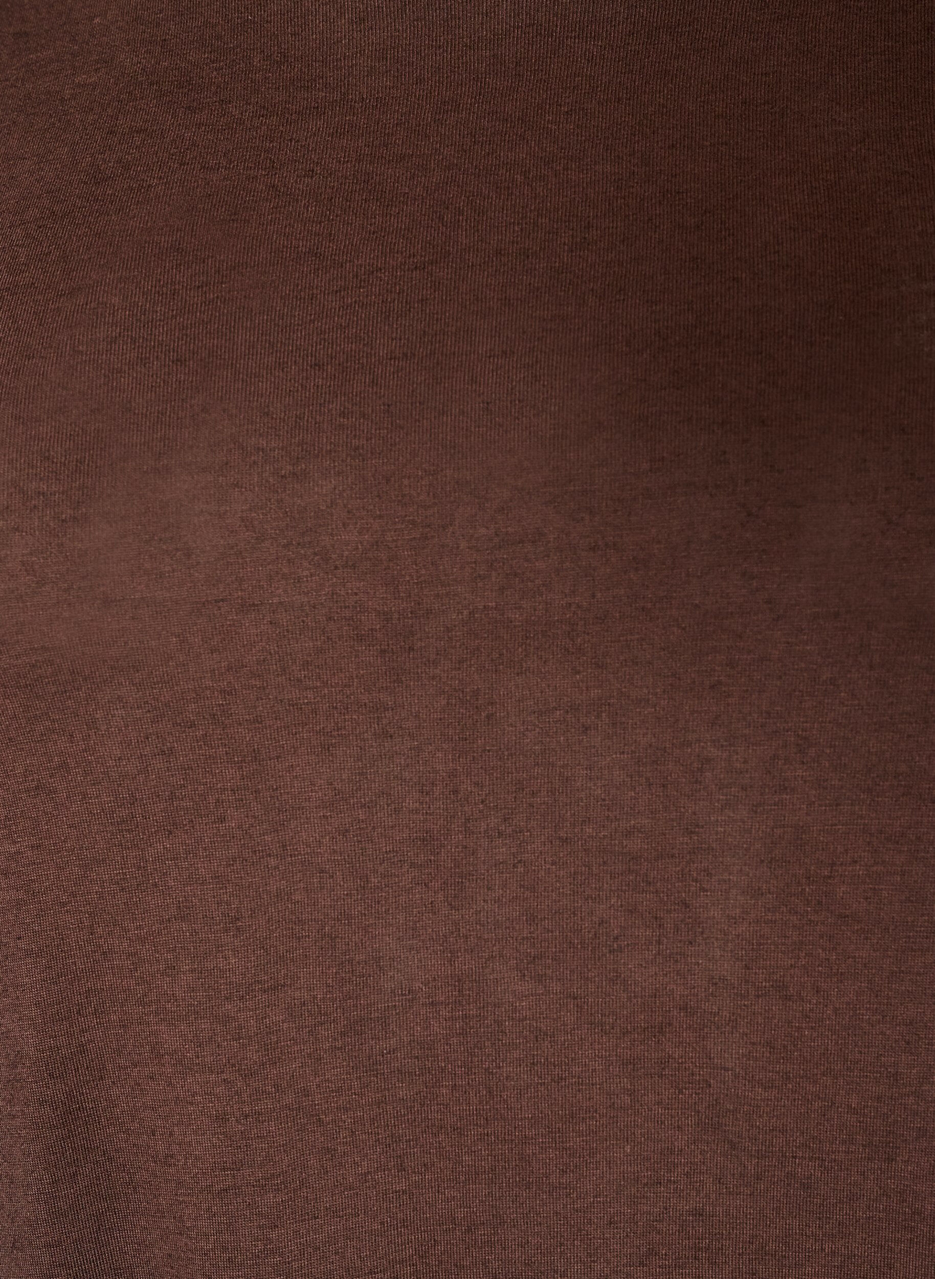 ZizziBlouse met lange mouwen van wol en viscose, Bruin, Packshot image number 2