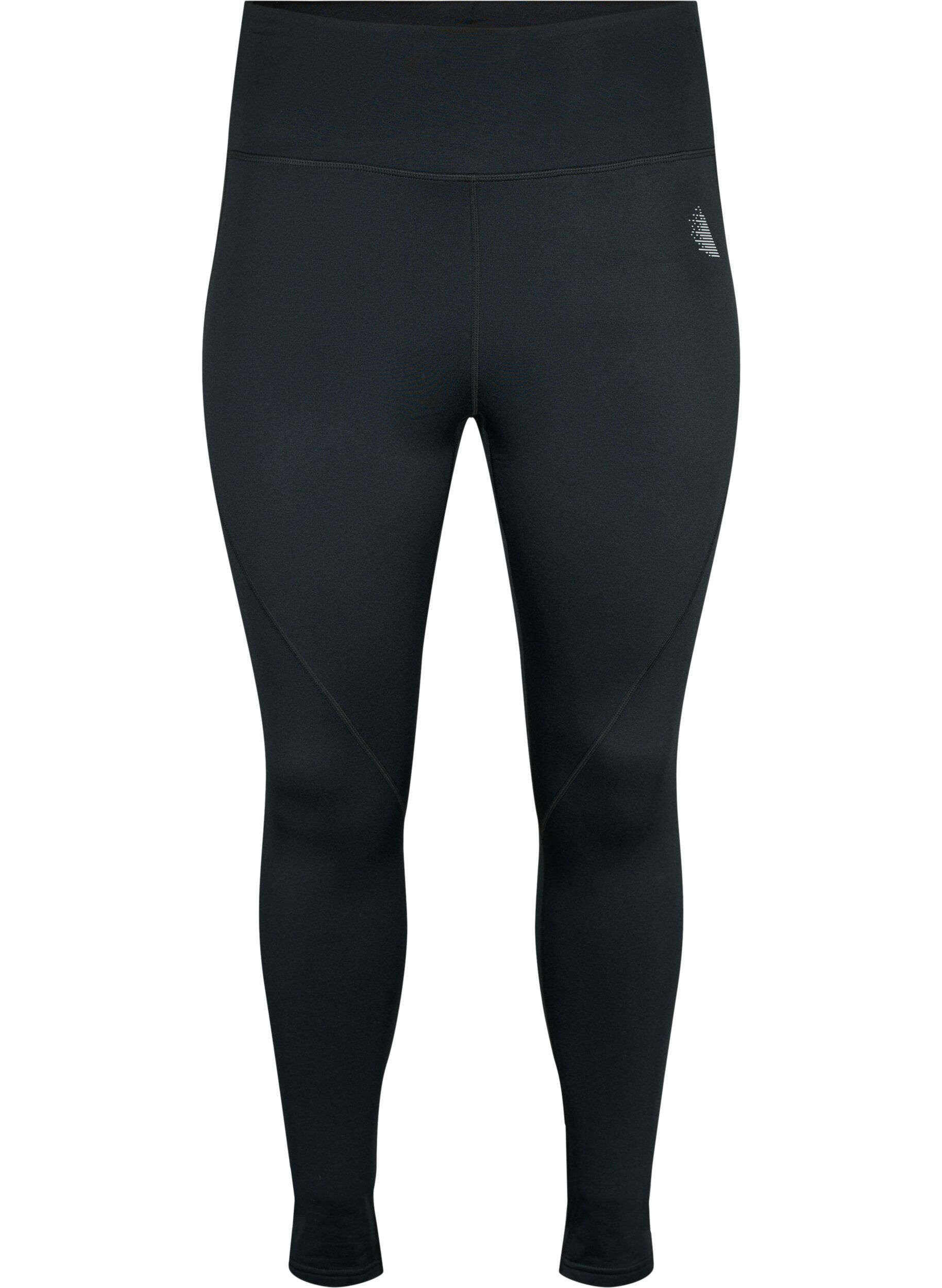 ZizziSportlegging met fleecevoering, Zwart, Packshot image number 0