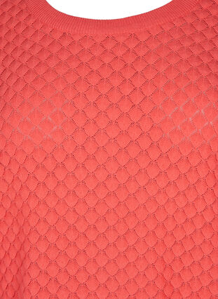 Blouse en maille à motifs en coton biologique avec manches 3/4, Dubarry, Packshot image number 2