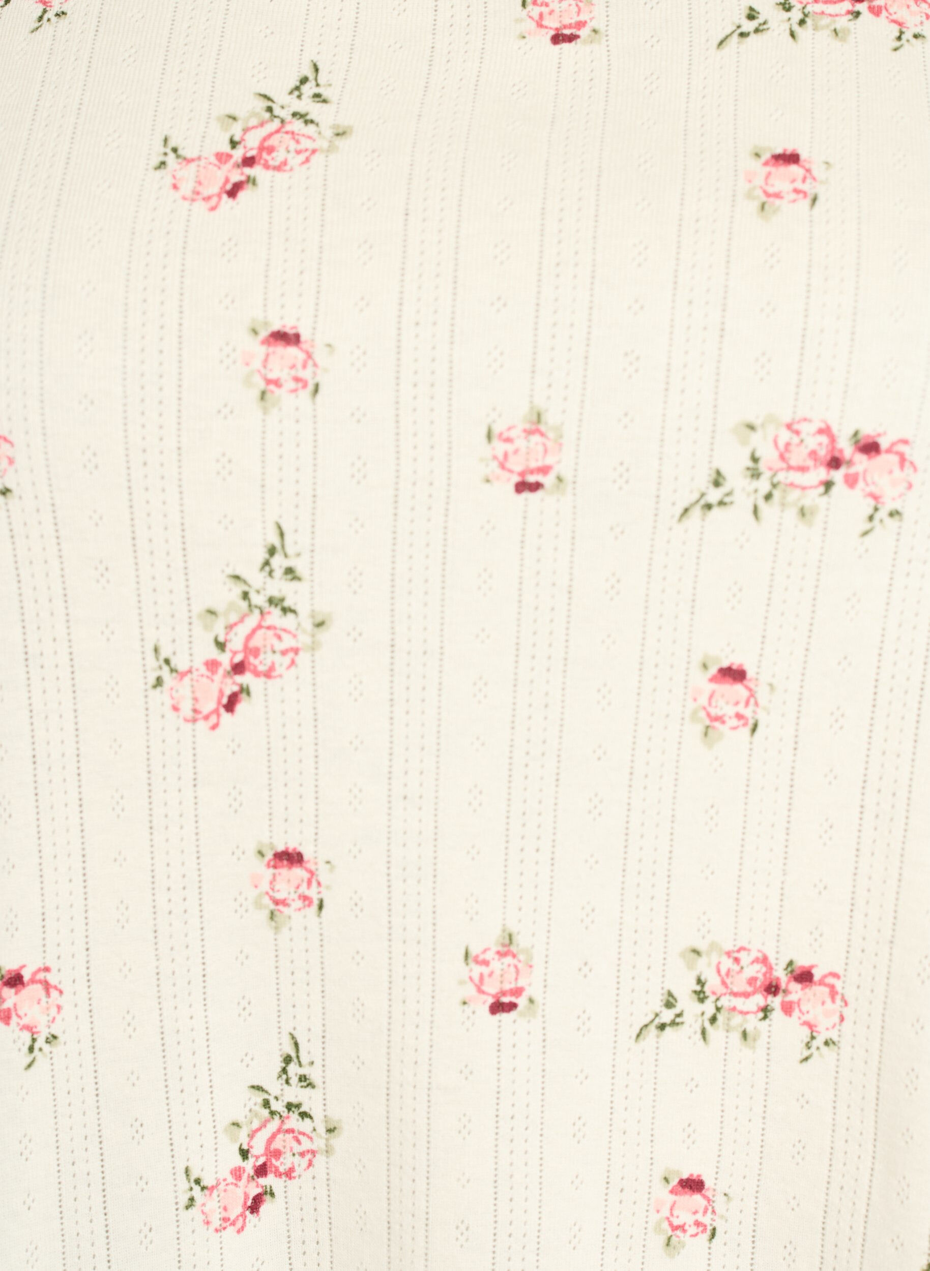 Zizzi Haut de pyjama en coton bio avec mancherons, 9990, Packshot image number 2