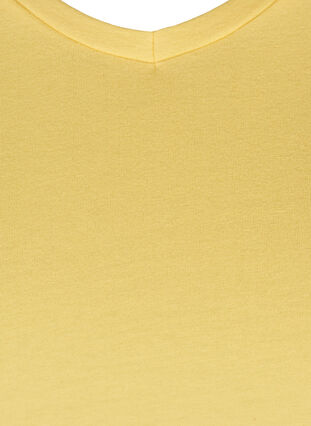 Basic T-shirt, Lemon Drop, Packshot image number 2
