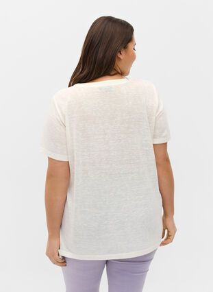 T-shirt, Warm Off-white, Model image number 1