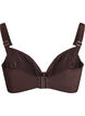 Soutien-gorge de bikini &agrave; armatures avec drap&eacute;, Marron, Packshot image number 1