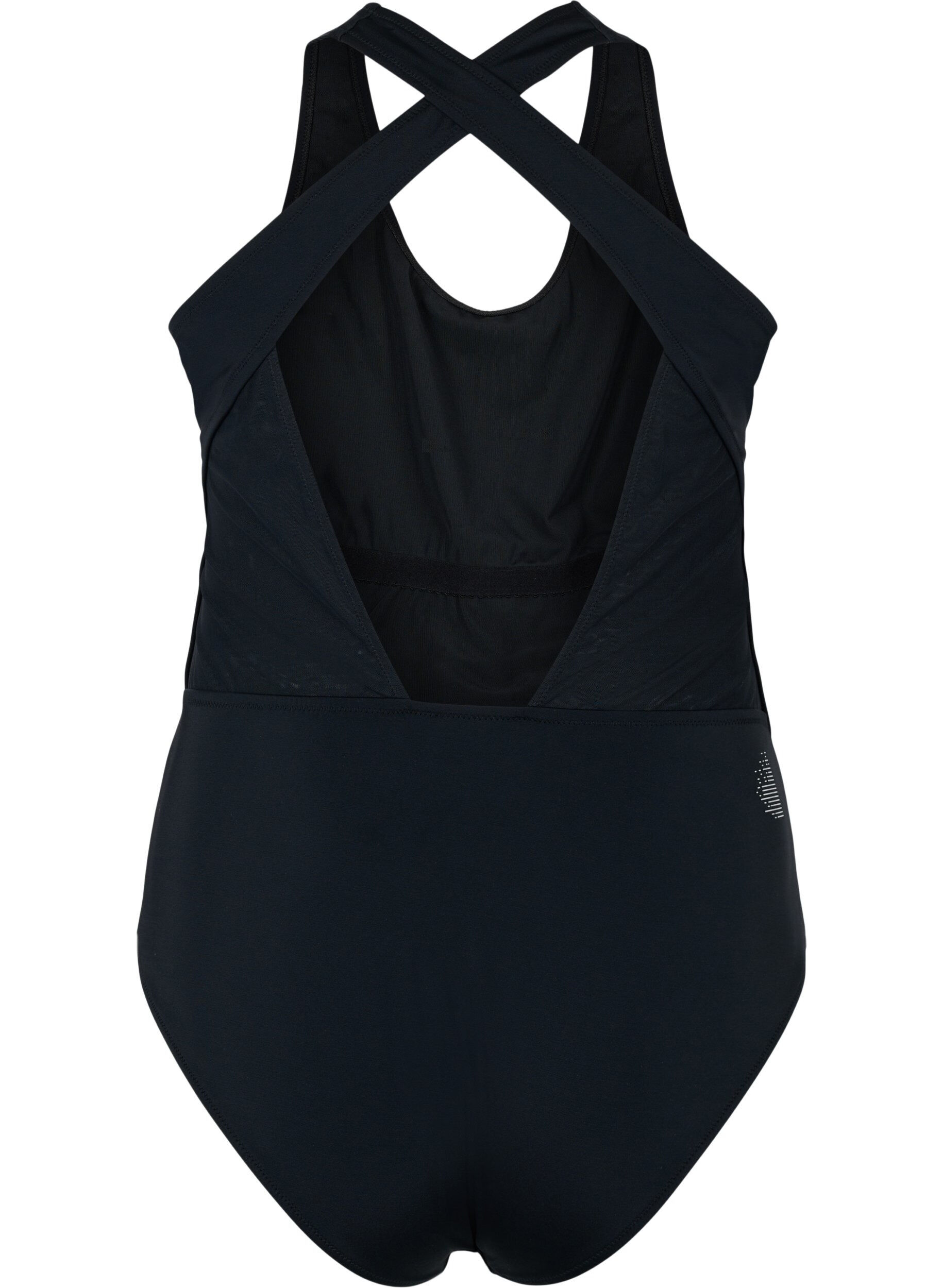 Zizzi Maillot de bain avec dos crois&eacute;, Black, Packshot image number 1