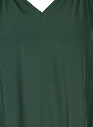 Robe trapèze avec plis et manches courtes, Scarab, Packshot image number 2