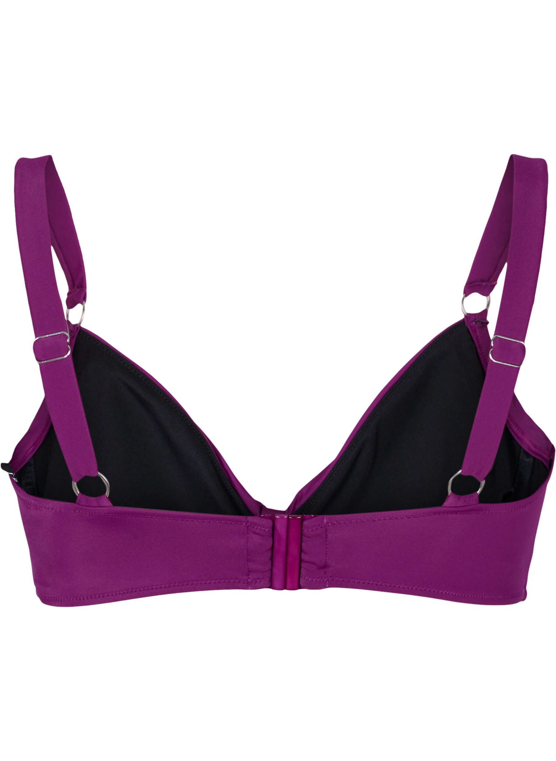 Zizzi Haut de bikini, Dark Purple, Packshot image number 1