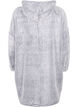 Robe en peluche surdimensionn&eacute;e avec poche, Grey Melange, Packshot image number 1