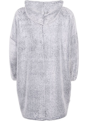 Robe en peluche surdimensionnée avec poche, Grey Melange, Packshot image number 1