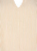 Gestreepte jurk met 3/4 mouwen, Camel Stripe, Packshot image number 2