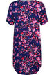 Midi-jurk van viscose met bloemenprint, B. Blue Pink Flower, Packshot image number 1