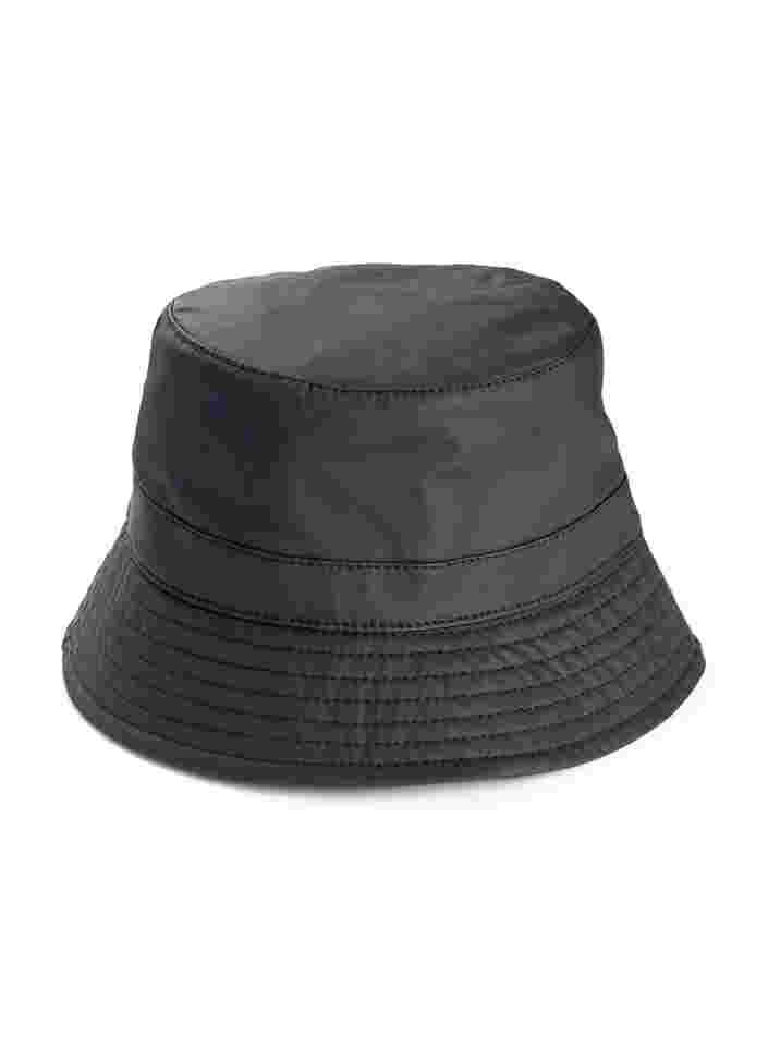 Chapeau de pluie de couleur unie, Black, Packshot image number 0