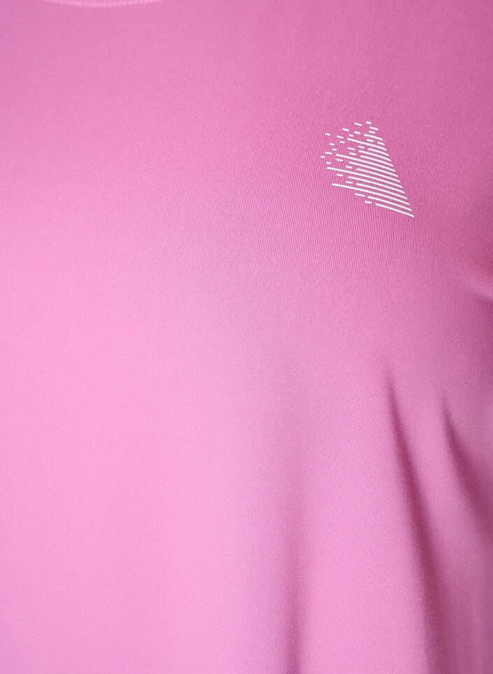 T-shirt long de sport, Rose, Packshot image number 2