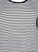 T-shirt avec TENCEL&trade; Lyocell et rayures, Blanc, Packshot image number 2