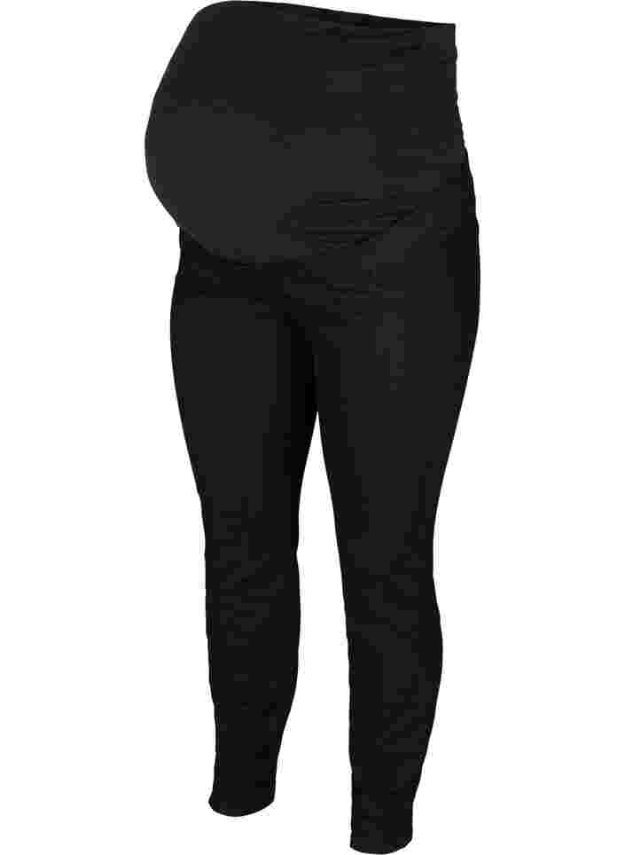 Jegging de grossesse avec poches arrière, Black, Packshot image number 0