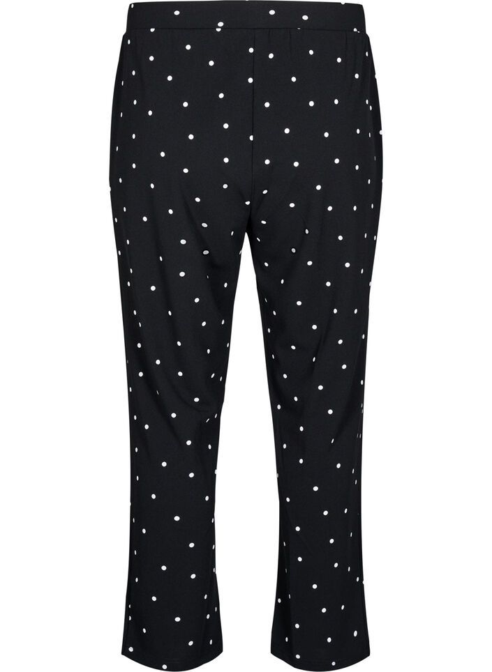 Pantalon &agrave; coupe droite, Noir, Packshot image number 1