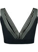 Bikini top met mesh, Black, Packshot image number 1