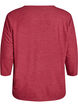 Jersey blouse met 3/4 mouwen, Rood, Packshot image number 1