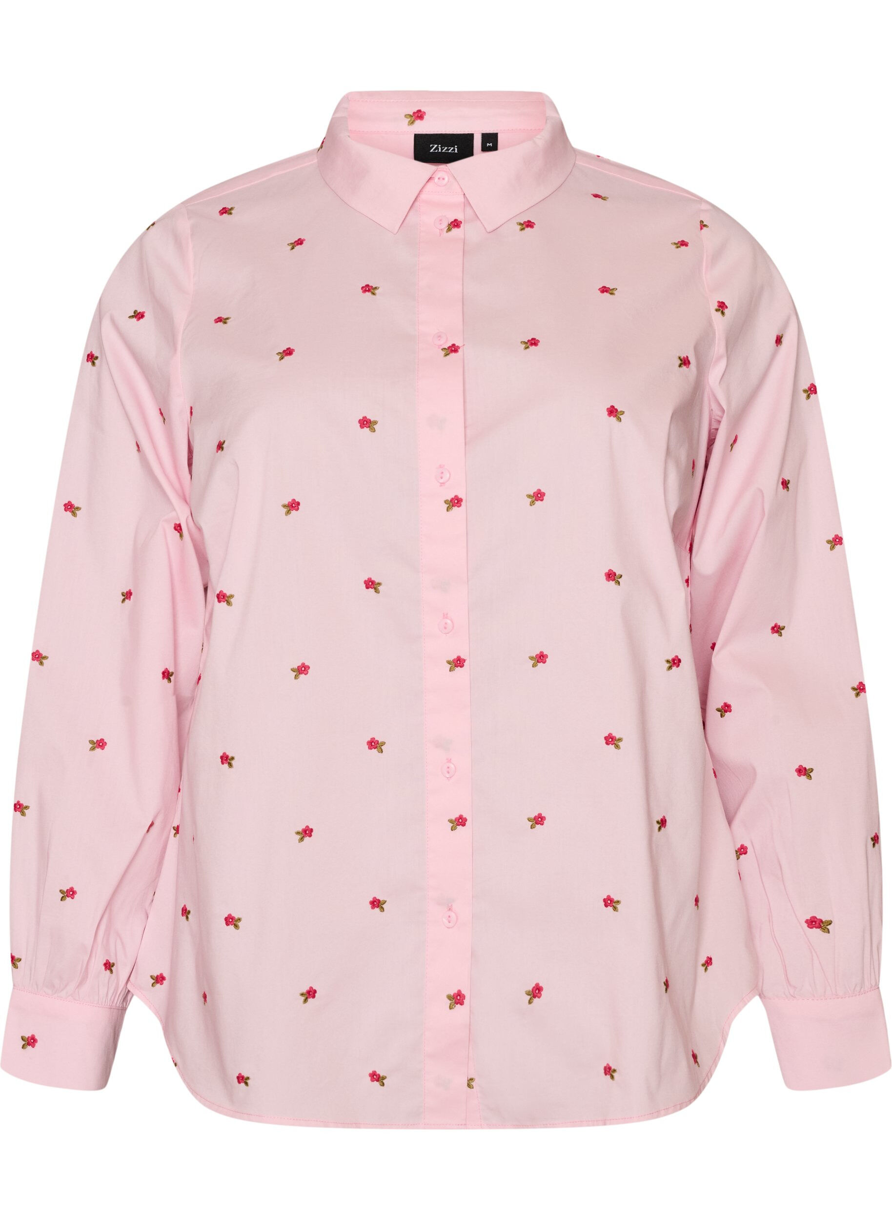 Chemise avec cerises brod&eacute;es