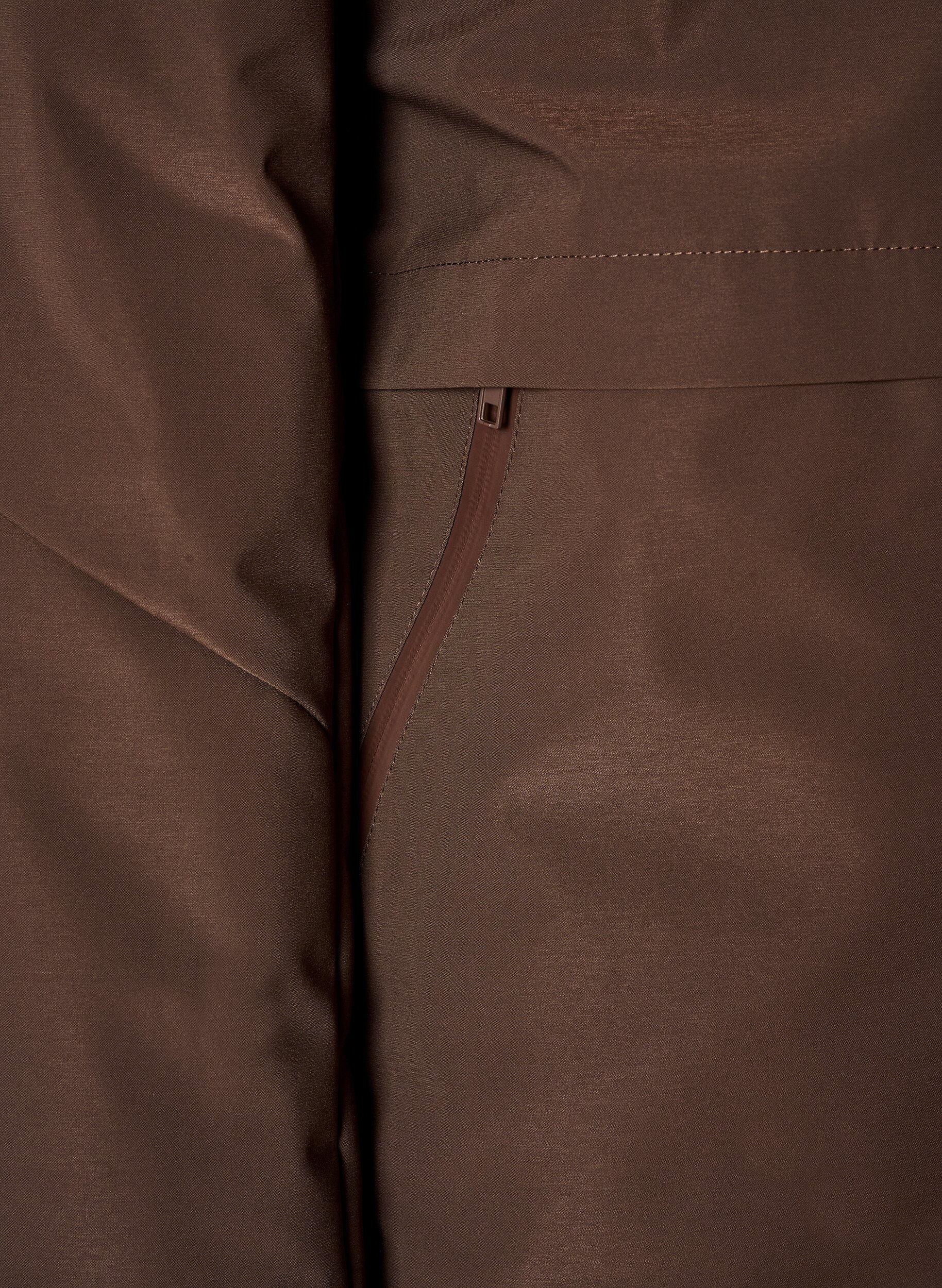 ZizziVeste d'hiver avec capuche et taille ajustable, Marron, Packshot image number 3
