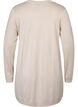 Long cardigan tricot&eacute; dans un m&eacute;lange de viscose, Beige, Packshot image number 1