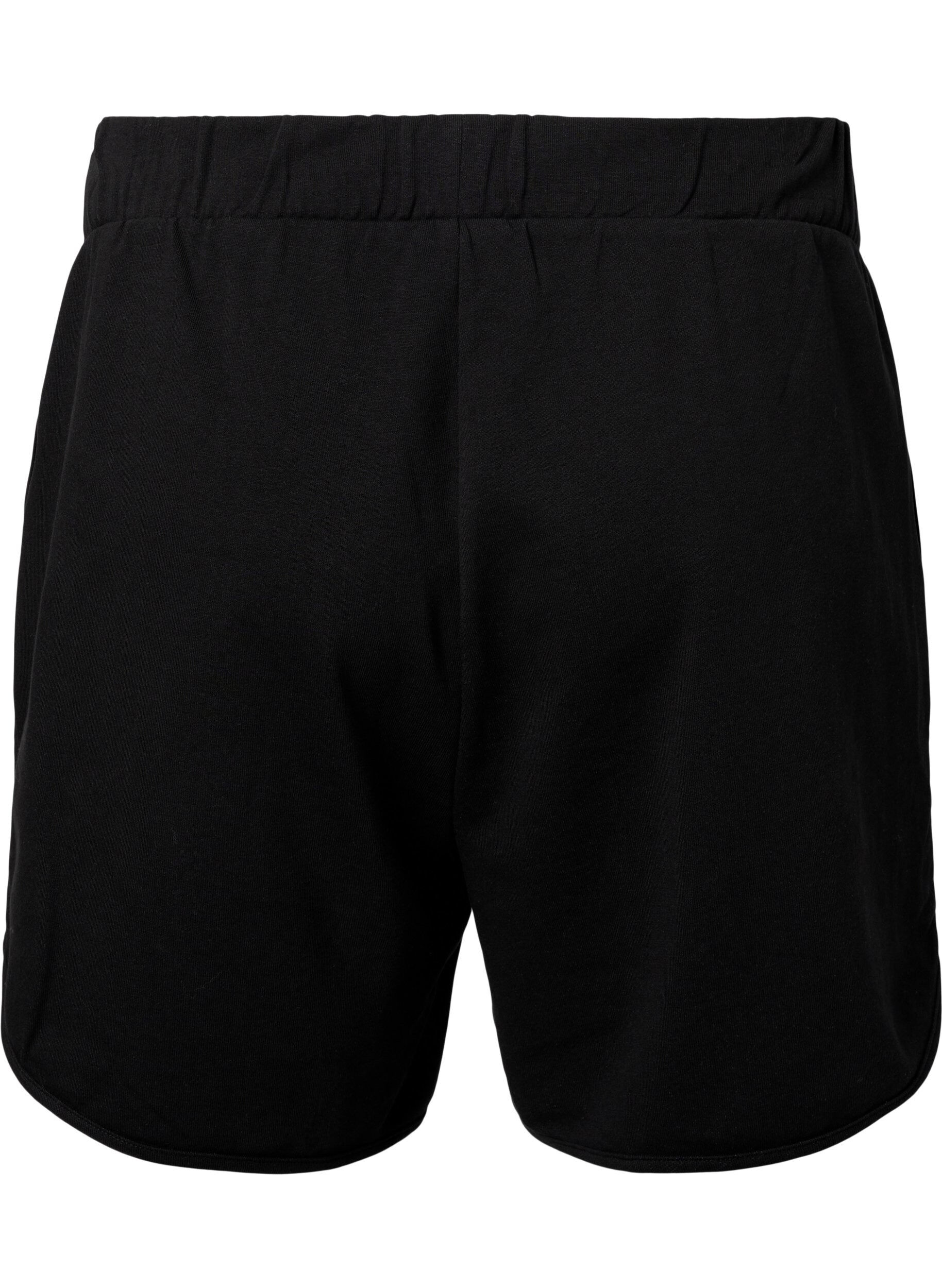 Zizzi Short de couleur unie avec poches, Black, Packshot image number 1