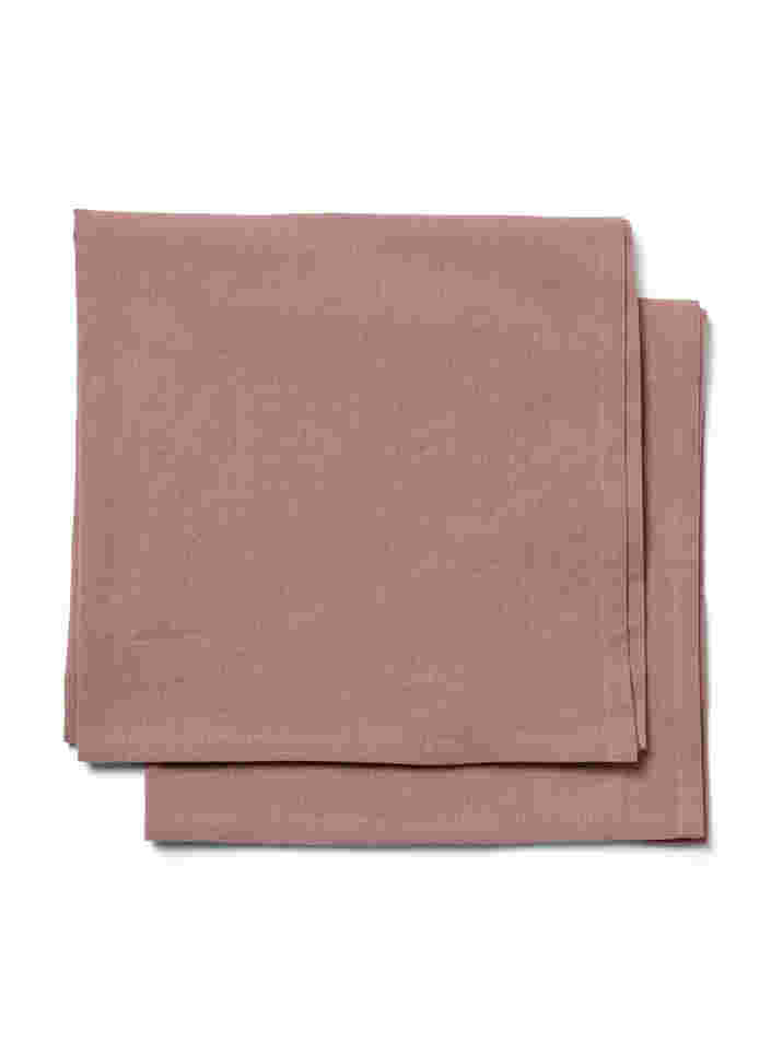 Lot de 2 serviettes en coton, Antler, Packshot image number 1