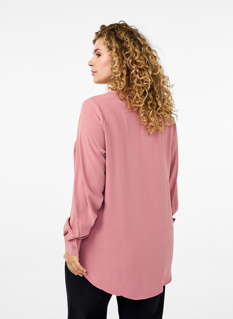 FLASH - Blouse met lange mouwen, Roze, Model image number 2