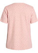 T-shirt en coton avec imprim&eacute; int&eacute;gral, Rose, Packshot image number 1