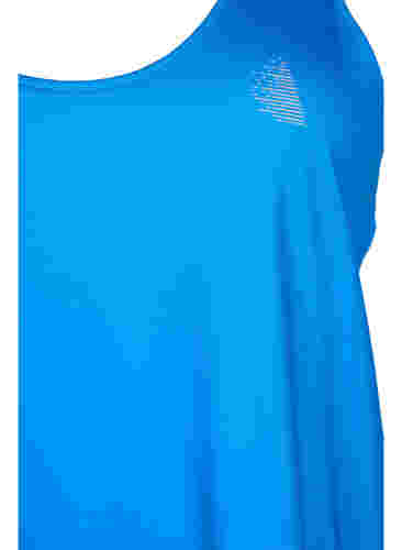 Træningstop med bryderryg, Brilliant Blue, Packshot image number 2