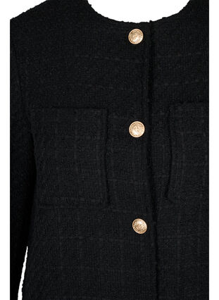 Veste bouclée avec poches, Black, Packshot image number 2