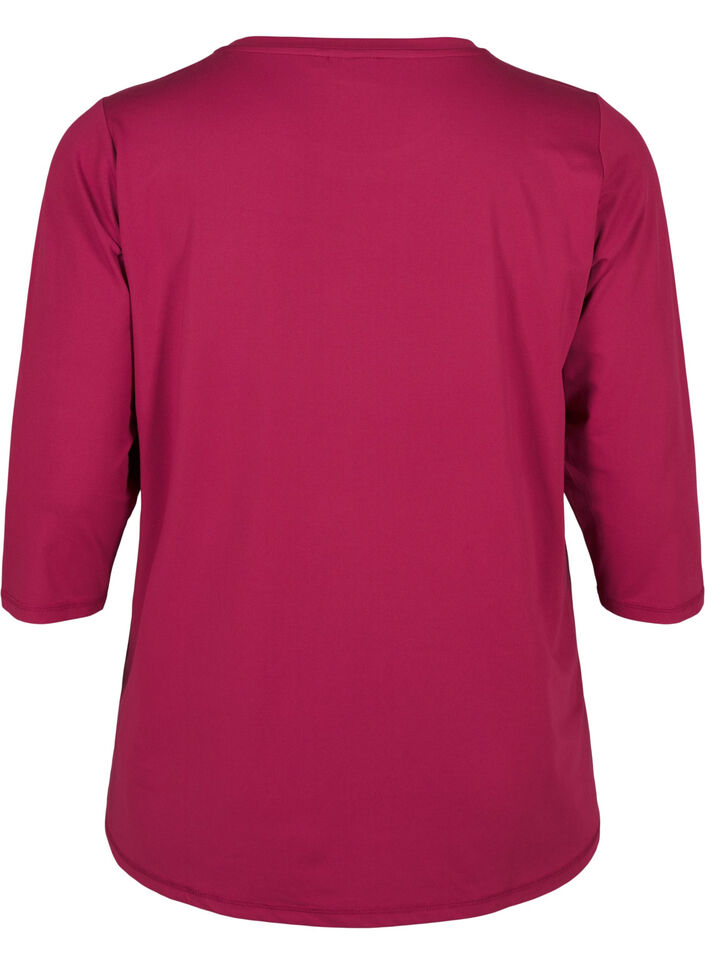 Training blouse met 3/4 mouwen, Rood, Packshot image number 1