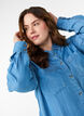 Robe chemise midi en denim lyocell doux, Bleu Clair, Model image number 2