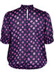  Smock-blouse met korte mouwen en print, Medieval Bl. Dot AOP, Packshot image number 1