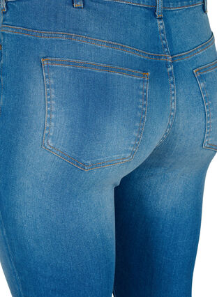Super slanke Sanna jeans met vernietiging, Blue denim, Packshot image number 4